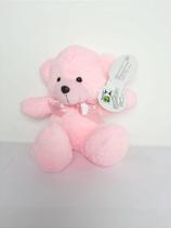 Urso Fofura Rosa de Pelúcia 17 cm - Tuka Toy