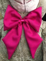 Urso Gigante Pelúcia Grande Teddy 1,10 Metro - Avelã - Laço Pink