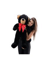 Urso Gigante Pelúcia Teddy Bear - Cor do laço vermelho