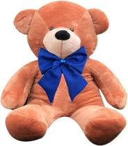 Urso Gigante Pelúcia Teddy Bear - Cor Laço azul