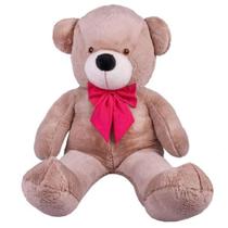 Urso Gigante Pelúcia Teddy Bear - Cor Laço Pink