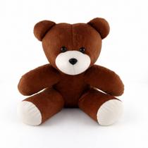 Urso Grande de Pelúcia Ted 30cm Ursinho Infantil Decoração Cestas Nicho
