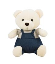 Urso Macacão Sentado 25cm - Pelúcia Marrom