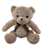 Urso Marrom Com Laço 40Cm - Pelúcia