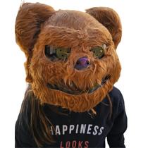 Urso marrom De Pelúcia Creepy Máscara alloween Adereços
