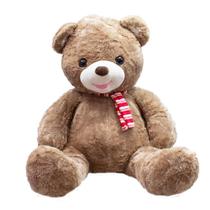 Urso Marrom Laço 58Cm - Pelúcia