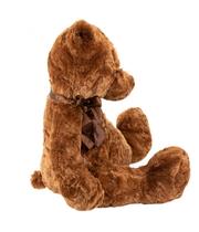 Urso Marrom Sentado Laço 60cm - Pelúcia