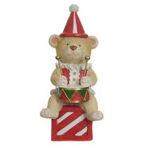 Urso Músico com Tambor 20cm Urso Músico com Tambor 20cm