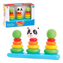 Urso Panda Baby Play Educativo Didatico Monta E Desmonta Com - Oem