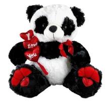 Urso Panda De Pelúcia 34 Cm - Fizzy