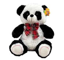 Urso Panda De Pelúcia Com Laço 36Cm FC2728 - Fizzy