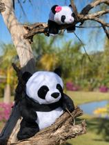 Urso Panda Pelúcia C/2 Unidades Festa Decoração Novidade