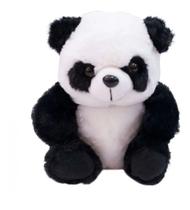 Urso Panda Sentado 20cm Pelúcia Original Fofy Toys