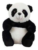 Urso Panda Sentado 20cm - Pelúcia - Pandinha
