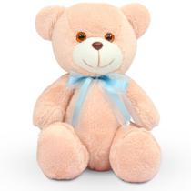 Urso para Nicho Caramelo com Azul M Urso para Nicho Caramelo com Azul M