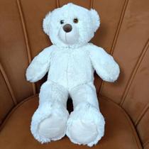 Urso pelúcia 50 e 100cm com laço removível - cor baunilha Urso pelúcia 50 e 100cm com laço removível - cor baunilha