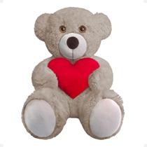 Urso Pelucia 50cm Coração Presente Gigante Ursão Decoração Urso Pelucia 50cm Coração Presente Gigante Ursão Decoração
