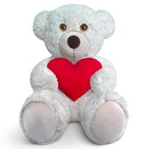 Urso Pelucia 50cm Coração Presente Gigante Ursão Decoração Urso Pelucia 50cm Coração Presente Gigante Ursão Decoração