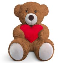 Urso Pelucia 50cm Coração Presente Gigante Ursão Decoração