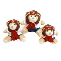 Urso Pelúcia Aviador Vermelho 3 Un Urso Pelúcia Aviador Vermelho 3 Un
