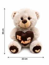 Urso Pelúcia Coração te amo Macio Presente Namorados 30cm VM0785 Urso Pelúcia Coração te amo Macio Presente Namorados 30cm VM0785
