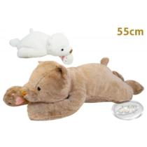 Urso Pelucia Deitado Marrom 55cm - Jjm611