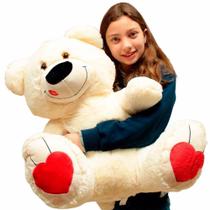 Urso Pelúcia Gigante Presente Crianças Antialérgico 80cm