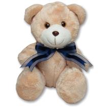 Urso pelúcia laço macio infantil decoração