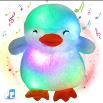 Urso Pelúcia Pinguim Musical Iluminado Brilho luminoso Original Presentes para crianças Aniversarios ,Amigo Secreto, Nat