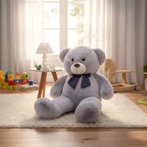 Urso Pelúcia Teddy Pequeno Hipoalergênico Macio Laço Removível