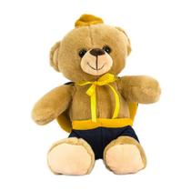 Urso Príncipe de Pelúcia 25cm Infantil Unik Baby