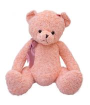 Urso Rosa Com Laço 57cm - Pelúcia