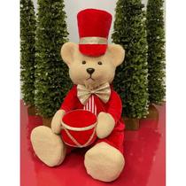 Urso Sentado c/ Tambor - 32cm Urso Sentado c/ Tambor - 32cm