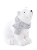 Urso Sentado KUTUP em Cerâmica 1PC 11x9,8x13,5 cm Decoração de Natal Urso Sentado KUTUP em Cerâmica 1PC 11x9,8x13,5 cm Decoração de Natal
