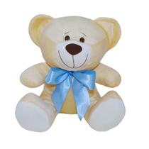 Urso Ted Ursinho de Pelúcia com Laço Brinquedo Para Presente Menino Menina