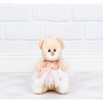 URSO TEDDE BAILARINHA - PELUCIA 12 cm