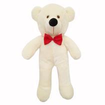 Urso Teddy de Pelúcia de 70cm Com Gravatinha Borboleta - 508