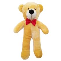 Urso Teddy de Pelúcia Doce de Leite 70cm Com Gravatinha Borboleta - 508 Urso Teddy de Pelúcia Doce de Leite 70cm Com Gravatinha Borboleta - 508