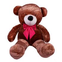 Urso Teddy Grande 1,40 Metro Gigante Pelúcia 140 Cm Nacional - Barros Baby