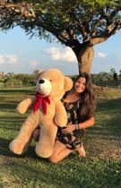 Urso Teddy Pelúcia Gigante Doce de Leite