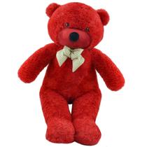 Urso Teddy Vermelho Presente Antialergico