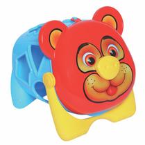 Urso tomy azul vermelho e amarelo merco toys brinquedo de encaixe ursinho azul vermelho e amarelo Urso tomy azul vermelho e amarelo merco toys brinquedo de encaixe ursinho azul vermelho e amarelo