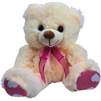 Urso Ursinho Pelúcia Com Laço Lacinho Presente Decoração