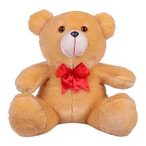 Urso Ursinho Teddy De Pelúcia Tamanho 37cm Com Laço Cetim Urso Ursinho Teddy De Pelúcia Tamanho 37cm Com Laço Cetim