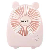 Urso Ventilador Pequeno Kawaii Fofo Mini de Mesa Escrivaninha Trabalho Estudos