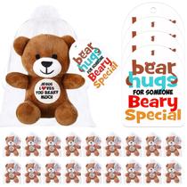 Ursos de pelúcia Silipull Jesus Loves You Beary Much x12 10,7 cm