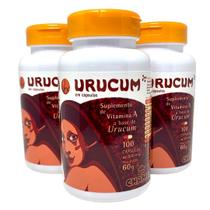 Urucum (500mg) - Kit 3 x 100 cápsulas - Chamed