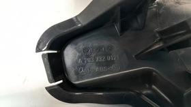 USADO: Acabamento Porta Malas Tras. Esq. Mercedes C200k W203 01/06 Preto