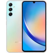 Usado: Galaxy A34 256GB Prateado Muito Bom - Trocafy - Samsung