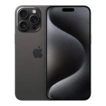 Usado: iPhone 15 Pro Max 512GB Titânio Preto - Muito Bom - Apple